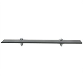 TREATLIFE HOME Stylish Floating Glass Shelf for Enhanced Home Décor, Functional Space Saver, Modern Design, 23.6" x 3.9"