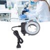 Microscope Ring Light LED Light Source Adjustable Microscope Accessory 100‑240V