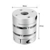 uxcell 12mmx12mm Clamp Tight Motor Shaft 2 Diaphragm Coupling Coupler