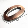 2 Pcs 4 Inch House Numbers 0, Self-Stick Bronze Address