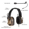 Military Headset, Retractable Gaming Hunting Headphones with Microphone, Without Noise