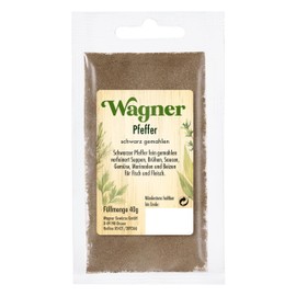 Wagner Gewürze - Pepper Black Ground | 40 g in Bag