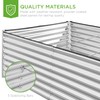 Best Choice Products 8x4x2ft Outdoor Metal Raised Garden Bed, Deep