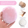 Sibba Large Fluffy Powder Puff 10 cm Ultra Soft Washable