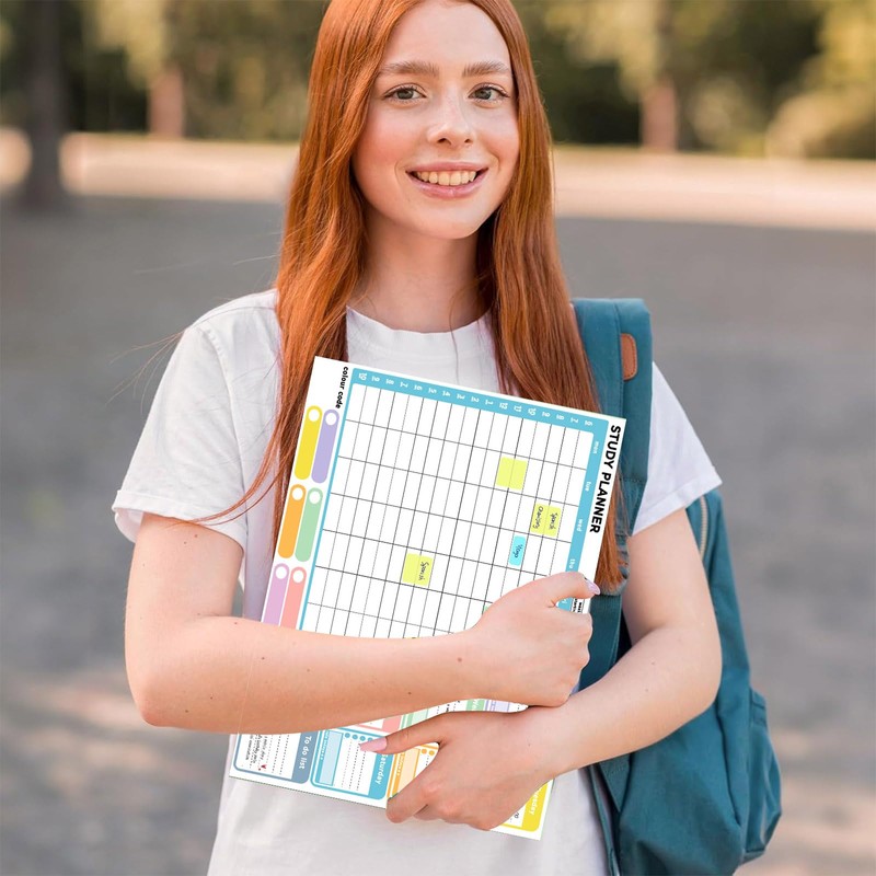 A4 Thick Study and Revision Planner Pad for Scheduling and