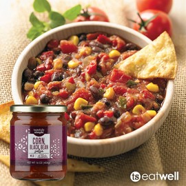 Tastefully Simple Corn, Black Bean Salsa, 16 Ounce
