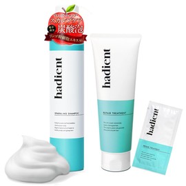 Hadient Sparkling Shampoo, 7.1 oz (200 g), Hair Treatment, 6.3 oz (180 g), Set with Bonus