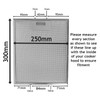 SPARES2GO Metal Mesh Filter for Rangemaster Cooker Hood Kitchen Extractor