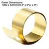 sourcing map Brass Sheet Roll, Metal Foil Plate 1000mm x