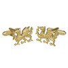 Welsh Dragon Shirt Cufflinks - Available in Silver Colour or