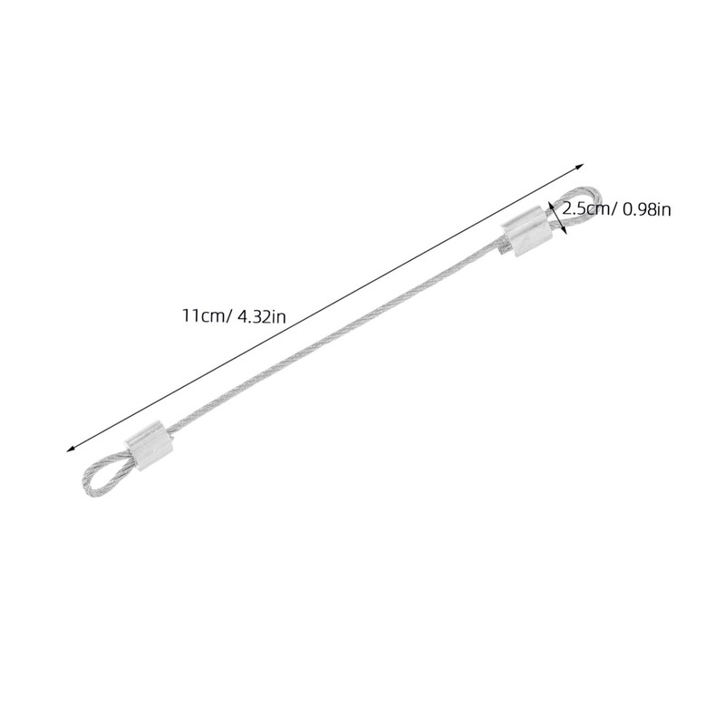 Operitacx 4pcs Ceiling Fan Lockable Accessories Coated Cable Chain Link