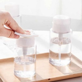 One-Touch Empty Dispenser Bottle 100ml for Makeup & Cosmetics Press-Type Empty Bottle 100ml 4ea
