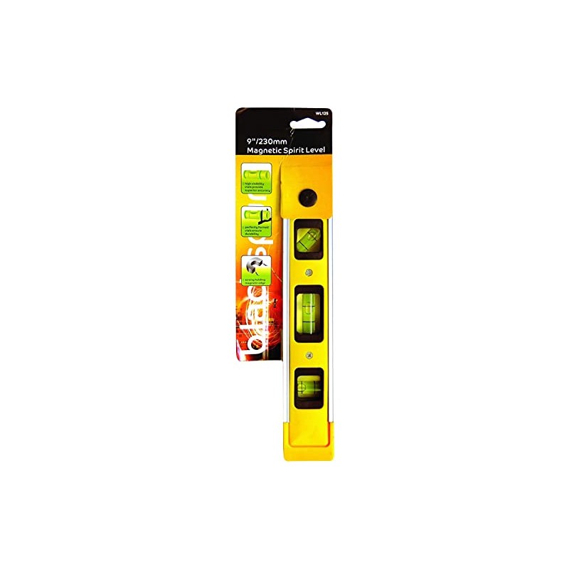 "9" Magnetic Spirit Level Packaging May Vary
