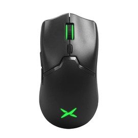 DeLUX M800PRO Wireless Gaming Mouse - PAW 3370 Sensor, Multi-Device Connection, TTC Encoder Wheel, 19000DPI, 70g Lightweight, 56Hr Battery, 6 Programmable Buttons & LOD Adjustment (Black)