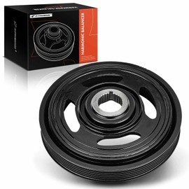 A-Premium Engine Harmonic Balancer Crankshaft Pulley Compatible with Honda Accord 2008 2009 2010 2011 2012, 3.5L, Manual Transmission, Replace# 13810R72A01