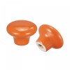sourcing map 38x28mm Ceramic Drawer Knobs, 5pcs Mushroom Shape Door