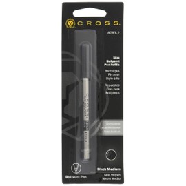 Cross Slim Ballpoint Pen Refill - Black - Single Pack