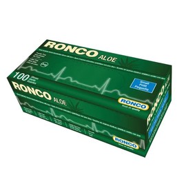 Synthetic Stretch Disposable Vinyl-Blend Gloves, Powder-Free, Non-Sterile, Latex-Free, Aloe Infused, Green Colour, 100 Pack (Large)