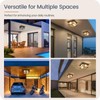 GOEBLESON Motion Sensor Outdoor Ceiling Light, Outdoor Flush Mount Ceiling