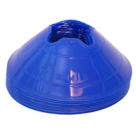 Cawila Cones Markierungsscheiben M, Set of 10, Blue, 6 CM, 00500134