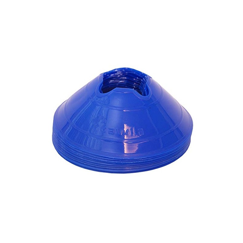 Cawila Cones Markierungsscheiben M, Set of 10, Blue, 6 CM,
