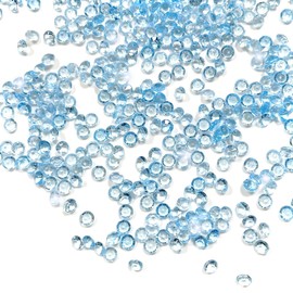 WELANE Acrylic Diamond, 5000PCS Blue Pointed Back Rhinestone for DIY Crafts, Vase Filler, Table Scatter (4.5mm)