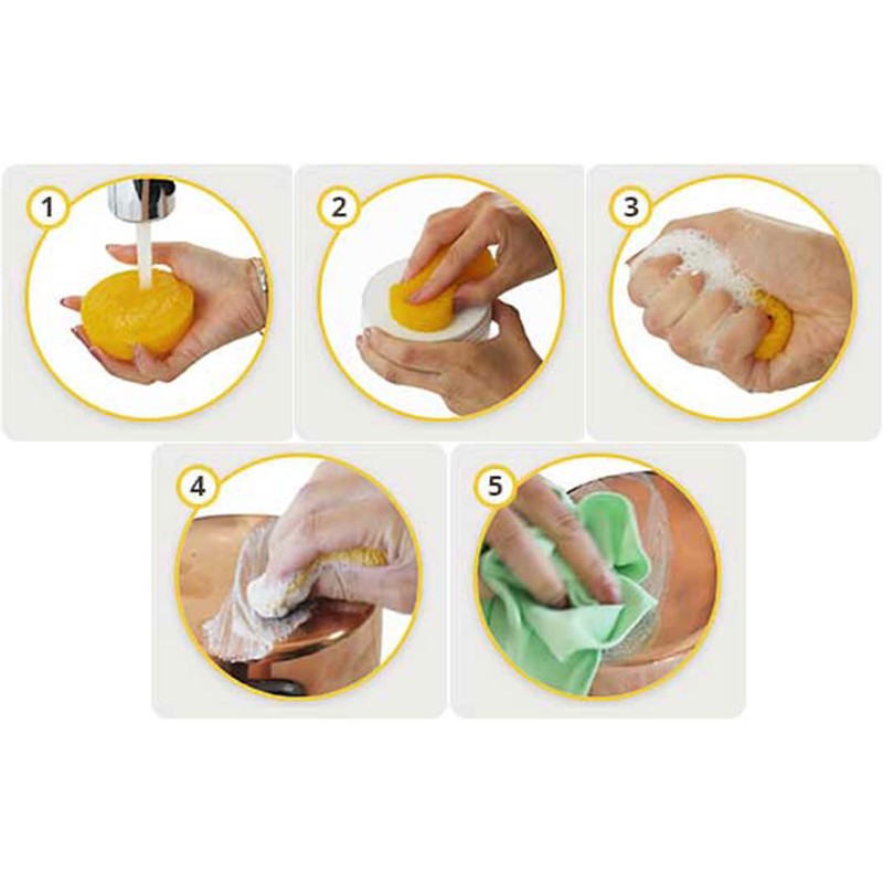 Multi-purpose clay cleaner with sponge
