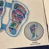 Brookstone Reflexology FOOT MASSAGE PLATE REDUCES TENSION RELIEVES PAIN NIB