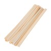 GRADENEVE 50pcs Handmade Bamboo Fan Weaving Sticks 30cm X 1.2cm
