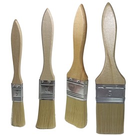 Paint Brush Set 4 Pieces Width 50mm 35mm 25mm 20mm Brush Set Wooden Handle Acrylic Oil Brush Painting