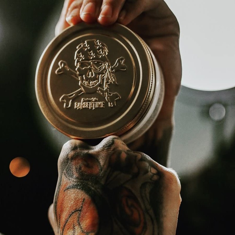 BARBERTIME Hair Styling Matte Clay Wax | No5 Burgendy Matte