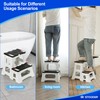 STOODER Folding 2-Step Stool - Upgraded Stable A-Frame, Safety Lock,