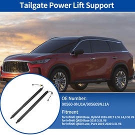 ARISELIFT Rear Left Right Tailgate Power Lift Support for Infiniti QX60 2016-2020 Rear Liftgate Power Hatch Shock Strut No.90560-9NJ1A Electric Trunk Power Liftgate 1 Pair