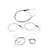 Cable Kit Fit for Harley Dyna 1996-2005 Non-ABS, Fit 16-18"