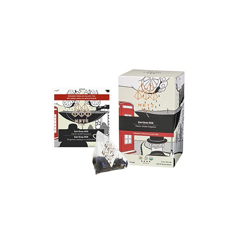 Metz Organic Earl Grey Tea - 25 count
