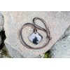 Keled Rocks Rhombus - Shungite Pendant - Double Corded Necklace