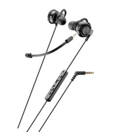 Cellularline Wired Earphones In-Ear (3.5mm Jack/Black) Stereo Mini Plug Earphones (With Remote Control/Microphone/Calls/Music) AUDISTINCTK