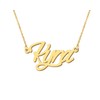 Kyra Pendant Name Necklace 18k Gold Plated Stainless Steel Script