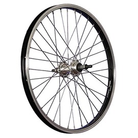 Taylor Wheels 20inch bike rear wheel aluminium for cogset Nirosta 406-19 black
