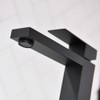 Bathroom Sink Faucet, Matte Black Tall Vessel Sink Faucet, Single