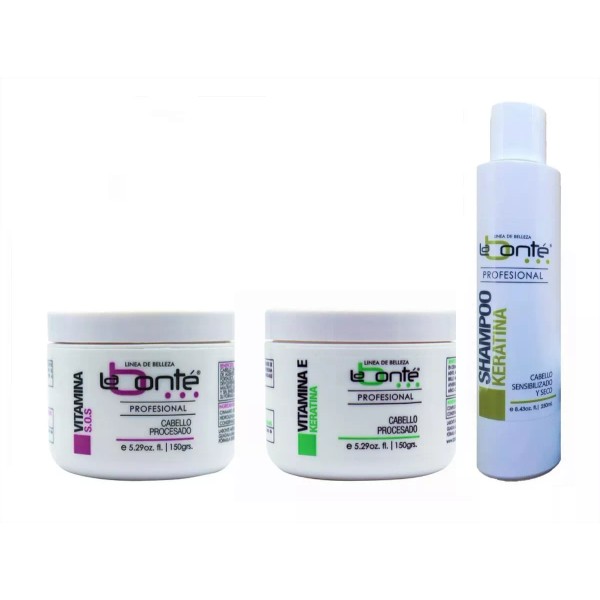 Labonté Vitamina Sos 150g + Vit E 150g + Shampoo