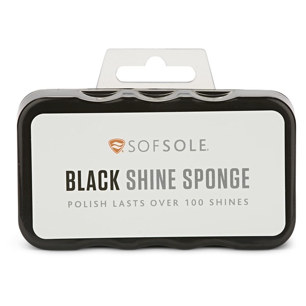 Sof Sole - Esponja Brillante, Color Negro
