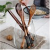 Wooden Cutlery Set Chopsticks Spoon Fork Set Travel Utensils Reusable