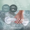 Straight Stainless Steel Shower Grab Bar with Plastic-Plated Finish, Anti-Slip
