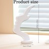 HeartYue 4 Pcs Abstract Face Design Eyeglass Holder & Sunglasses