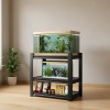 Aquarium Stand Metal 3 Tier Rack 20-30 Gallon Adjustable Heavy
