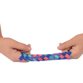 Lot of 12 Assorted Color Chinese Finger Traps