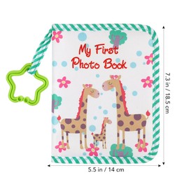 NUOBESTY Baby Photo Book Baby Album Baby Photo Album My First Photo Book Family Memory Book for Baby Showers Soft Baby Book Soft Cloth Photo Book