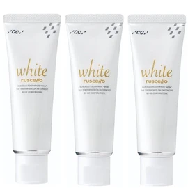 GC Rushello Toothpaste White 3.5 oz (100 g) x 3 Bottles