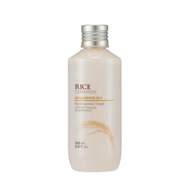 The Face Shop Rice  Ceramide Moisture Toner for All Skin Types - 150 ml - 0.42 oz - Unscented - Retention de humedad y proteccin de la piel